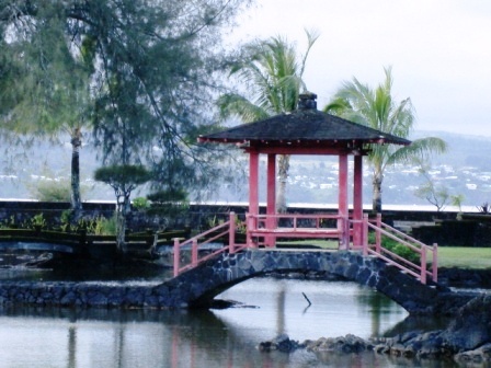 Hilo Japanese garden in Hawaii